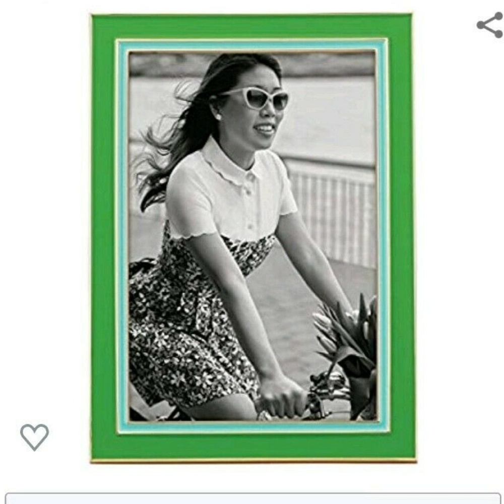 Kate Spade Portland Place Picture Frame 5x7 Green